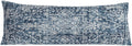 Vintage Boho Navy Blue Tribal 20x54 Body Pillow Cover, Retro Boho Blue Ethnic Moroccan Decorative Long Body Pillow Cases for Bed Couch