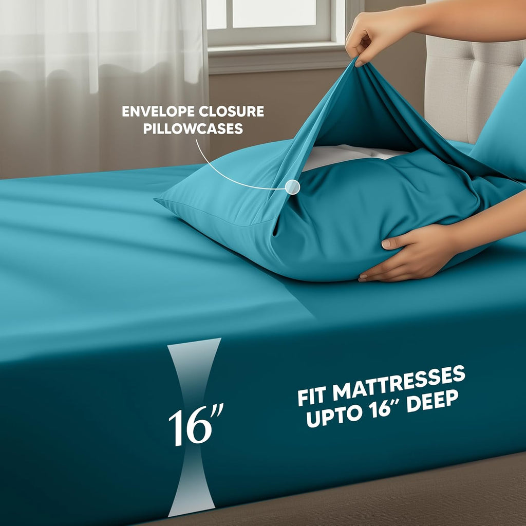 Utopiabedding Utopia Bedding Twin Sheet Set – 3 Piece Bed Sheets for Twin Size Bed, Soft and Breathable Microfiber, Includes 1 Fitted Sheet…