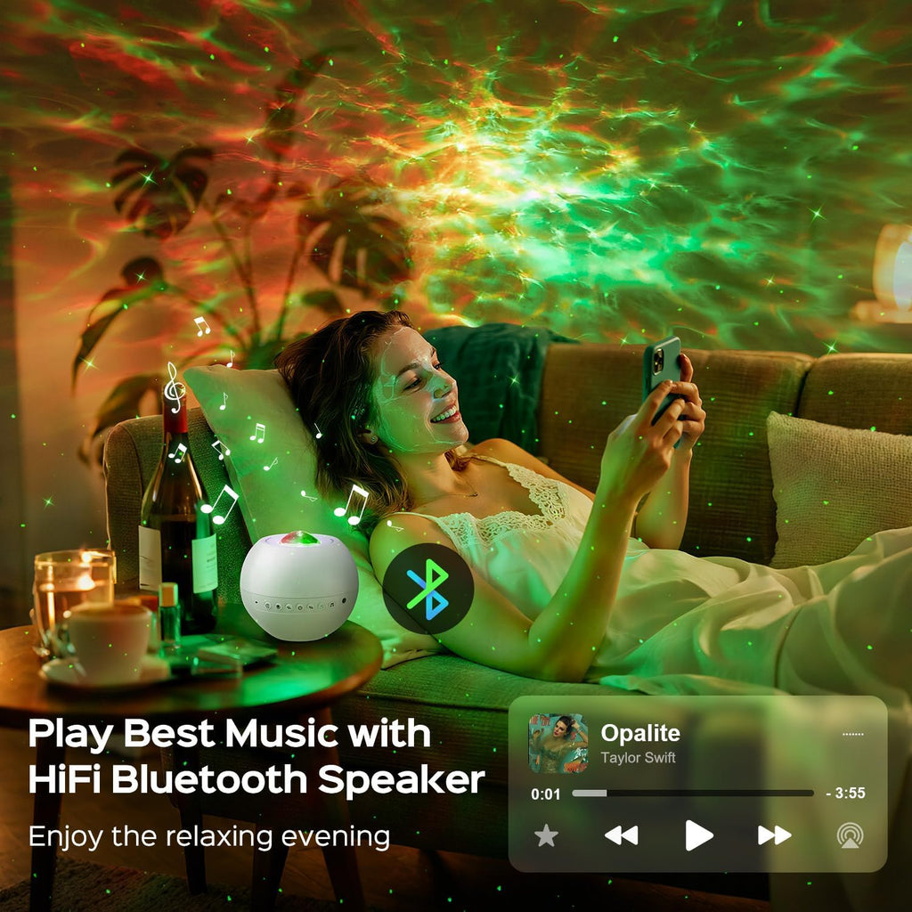 One Fire 360 Lights Galaxy Projector Star Projector Teen Girl Gifts Trendy Stuff Birthday Gifts Teen Boys Gift Ideas Women Gifts Lava…