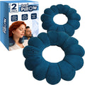 Total Pillow Donut Pillow for Airplane & Travel, Sleeping Neck Pillow, Microbead Comfortable Pillow for Neck, Head, Back, Lumbar & Pelvic…