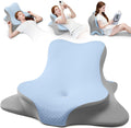 YRuiSofut Reading Pillow for Bed, Lying, Leaning and Prone, Ergonomic Memory Foam Bed Wedge Pillow for Headboard, Floor Cushions, Ch…
