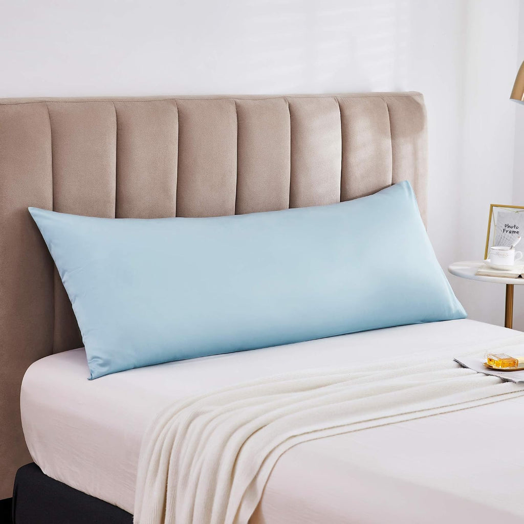 Oubonun 100% Cotton Body Pillowcase - 800 Thread Count/21x54, Moisture Absorbent and Breathable, Hotel Body Pillow Cover for All Seasons, L…