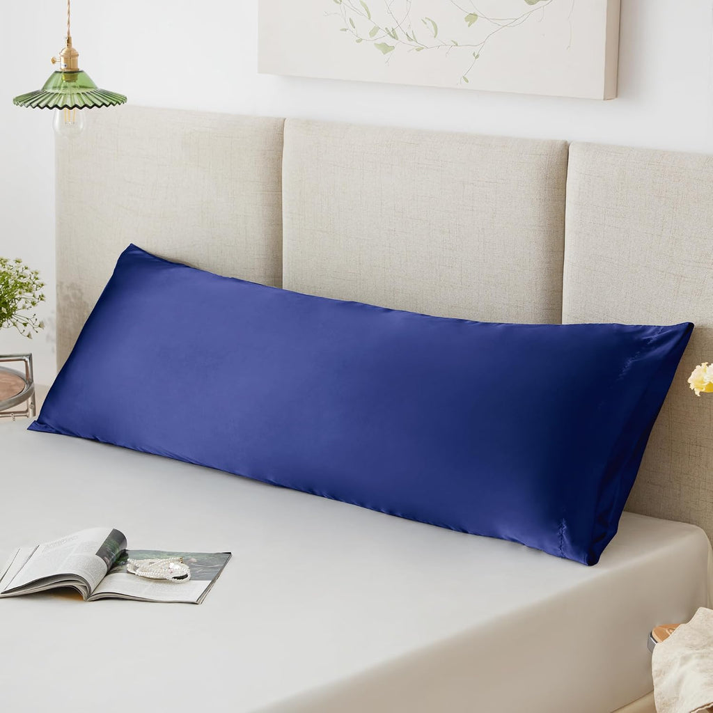 Lovescabin Love's cabin Satin Body Pillowcase 20x54, Cooling Pillow Cover for Hair and Skin, Silky Smooth with Envelope Closure, Similar to…