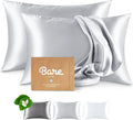 BareHome Bare Home 100% Mulberry Silk Pillowcase for Hair and Skin - Ultra 6A Grade 19 Momme Silk Pillow Case - Hidden Zipper - Breathable…