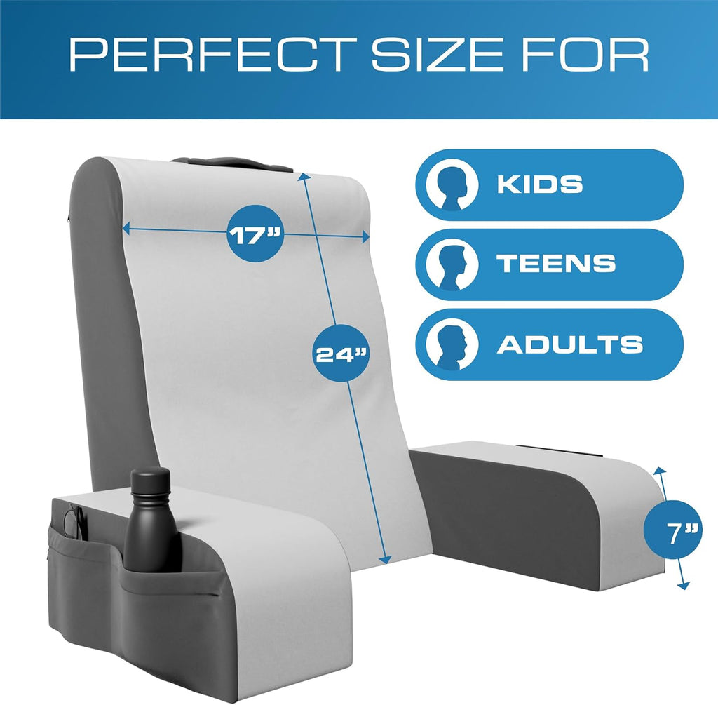 Kölbs Reading Pillow, Full Support Comfort Solid Foam, Back Cushion for Bed Sitting Up TV Book Gaming - Back Support Backrest Use on…