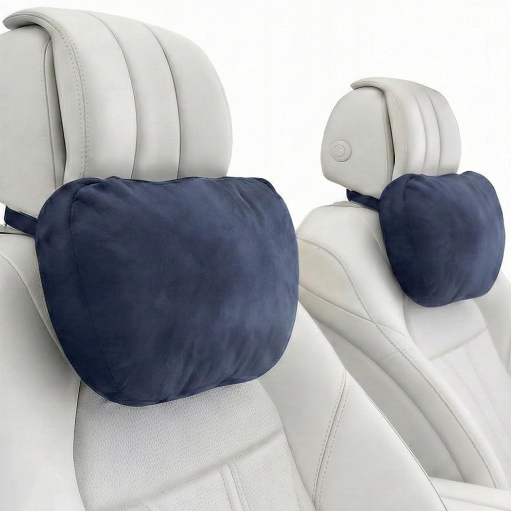 WELBRIT 2PCS Welbrit Car Pillow for Car Neck Pillow for Driving Seat Lumbar Support Soft Cushion with Extra Filling Accessories Back…
