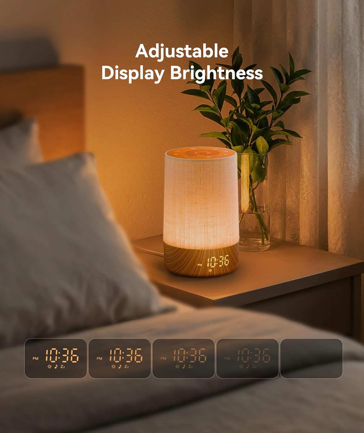 Dreamegg Sunrise Alarm Clock - Sound Machine with Alarm Clock & Wake Up Light, 29 Soothing Sounds, Dimmable Display, White Noise Machine…