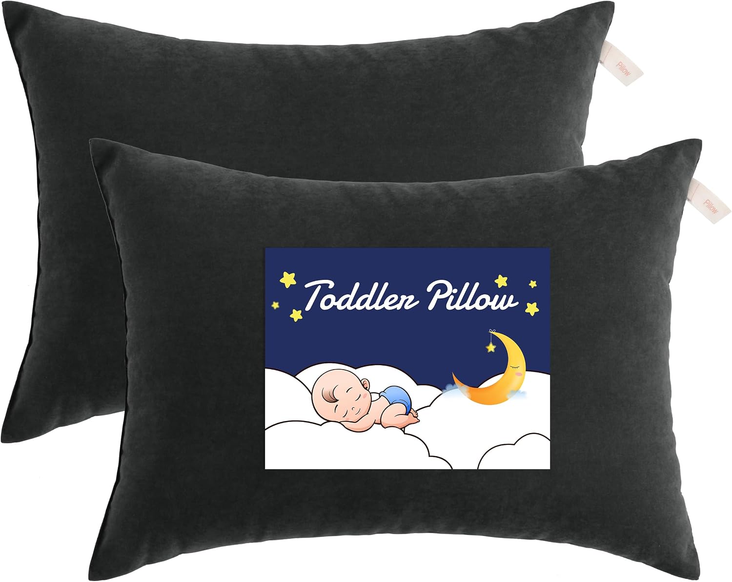 Ntbay Toddler Pillows, Down Alternative 13"x18" Pillow, Machine Washable - Soft and Breathable Travel Small Pillows for Sleeping, Ideal for…