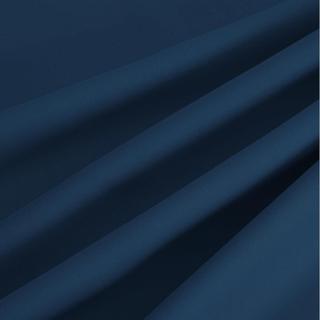 Nicetown Morrocan Blue Decor Room Darkening Curtains 63 Inches Long 2 Panels for Living Room, Bedroom, Nursery Summer Thermal Insulated Bla…