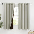 NICETOWN Plylux Blackout Curtains for Bedroom, Thermal Insulated Room Darkening Window Drapes, Energy Efficient Grommet Window Blinds…