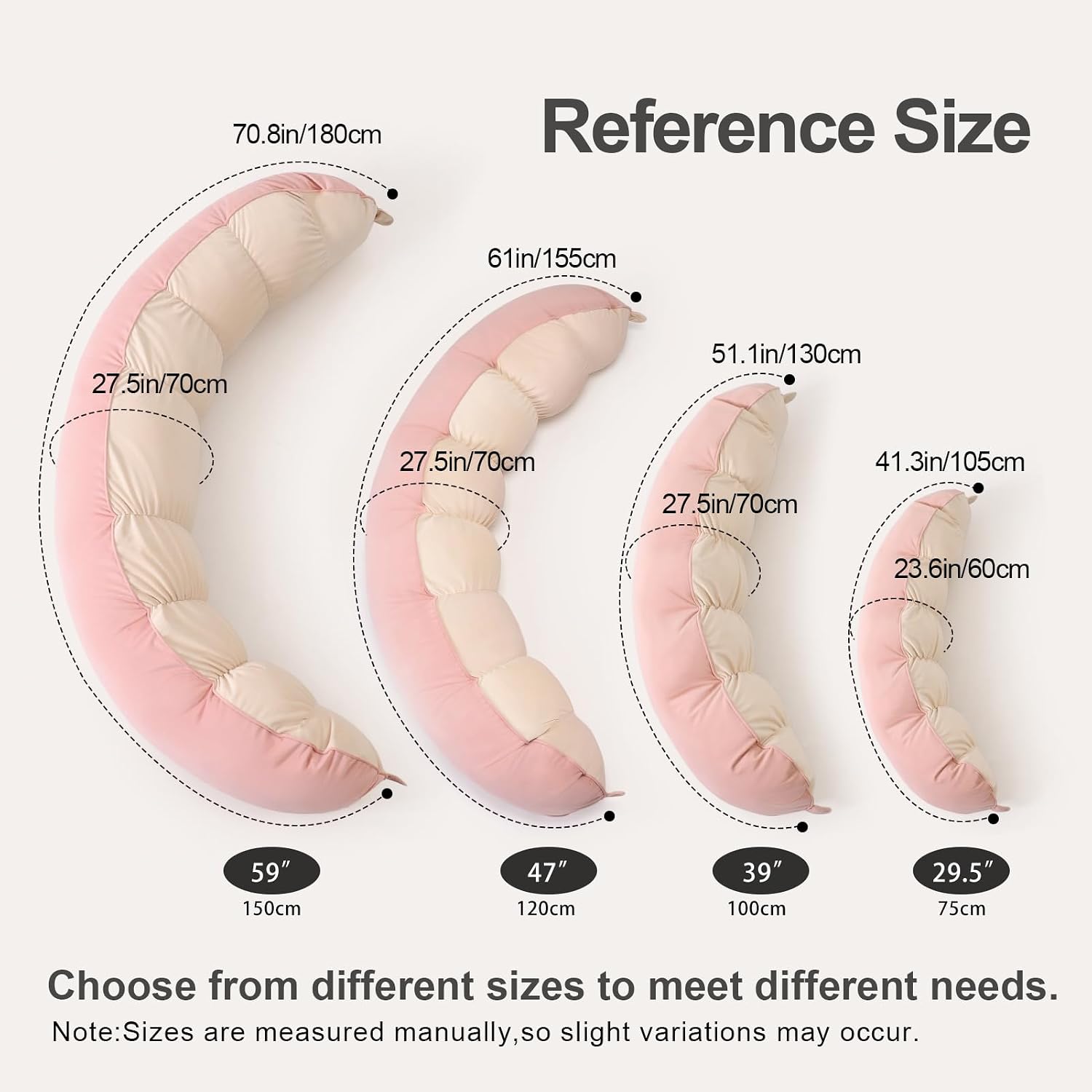 Peallow(Pat. Pend) – Long Round Body Pillow for Adults, Bolster Pillow for Sleeping, Soft and Supportive Pillow for Sleeping & Lumbar…