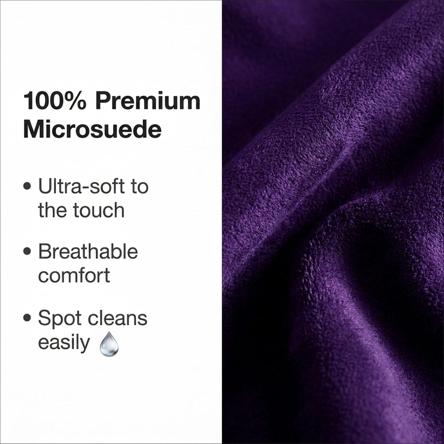 Deluxe Comfort Microsuede Bed Rest - Backrest Pillow with Arms - Bed Rest Pillow - Reading Bedrest Lounger - Sitting Support Pillow - Soft…