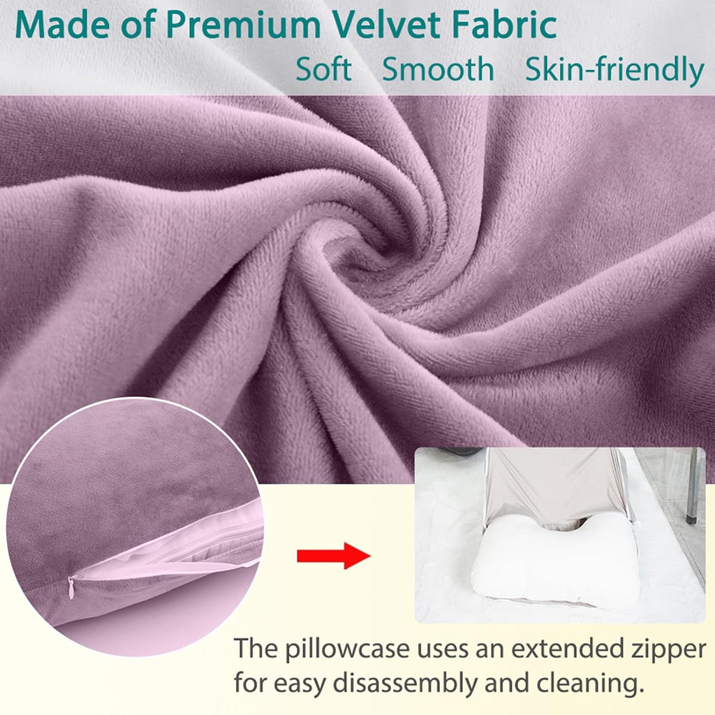 Shredded Memory Foam Body Pillow, Pregnancy Pillows for Sleeping, Maternity Pillow for Pregnant Women, Memory Foam Filling U Shaped Body…