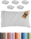 Queen Pillow Cases Set of 10 - Ultra Soft Hotel Quality Pillowcase Covers - Comfy & Wrinkle Free - Shrink & Fade Resistant - Machine…