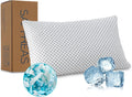 Saphreas Cooling Bed Pillows King for Sleeping, Luxury Hotel Shredded Memory Foam Pillows for Side Back Stomach Sleepers, Cool Firm Pillow…