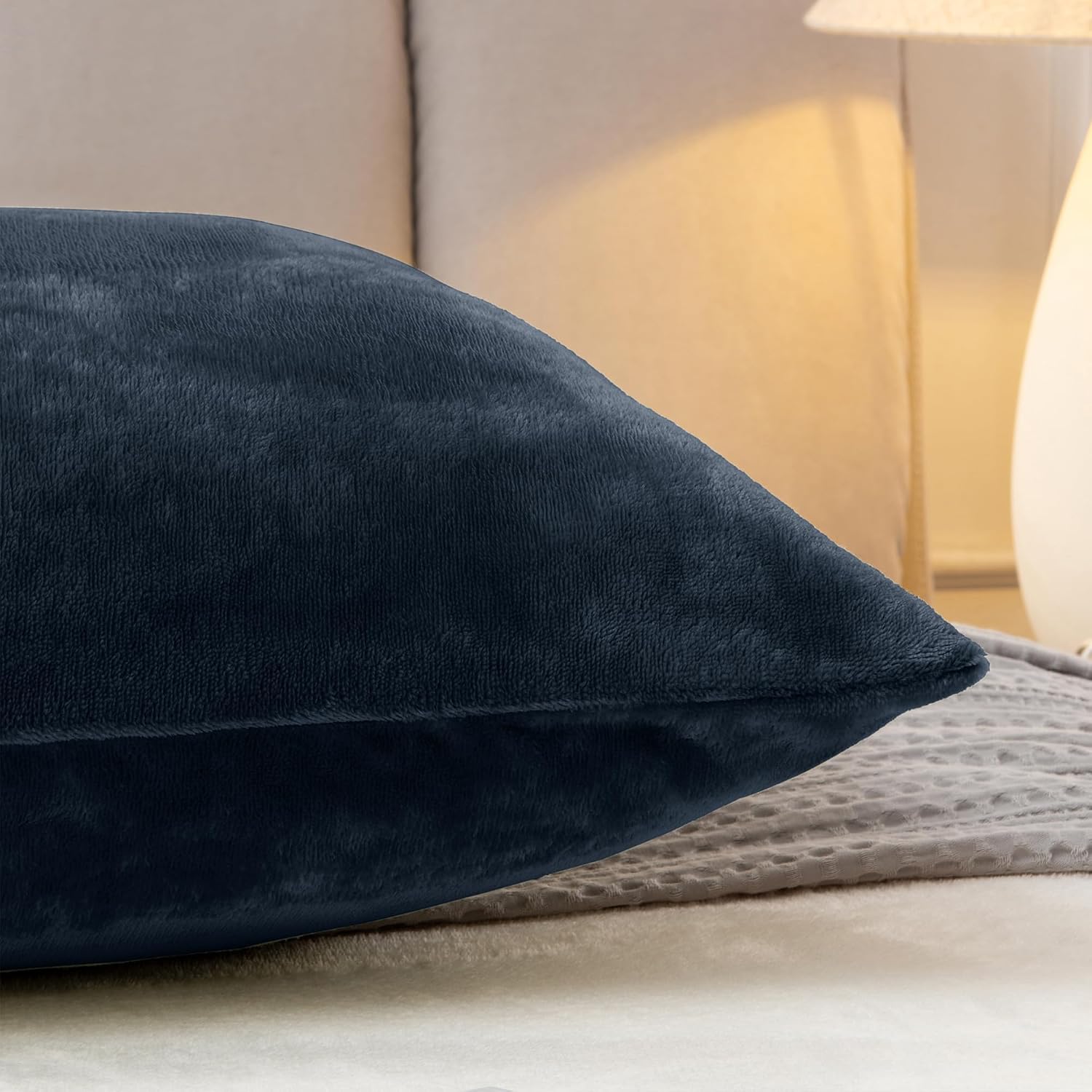 Bedelite Body Pillow Cover with Zipper Closure, Super Soft and Cozy Fuzzy Fleece Pillowcase 20 x 54 Inches, Luxury Fluffy Plush Long Body P…
