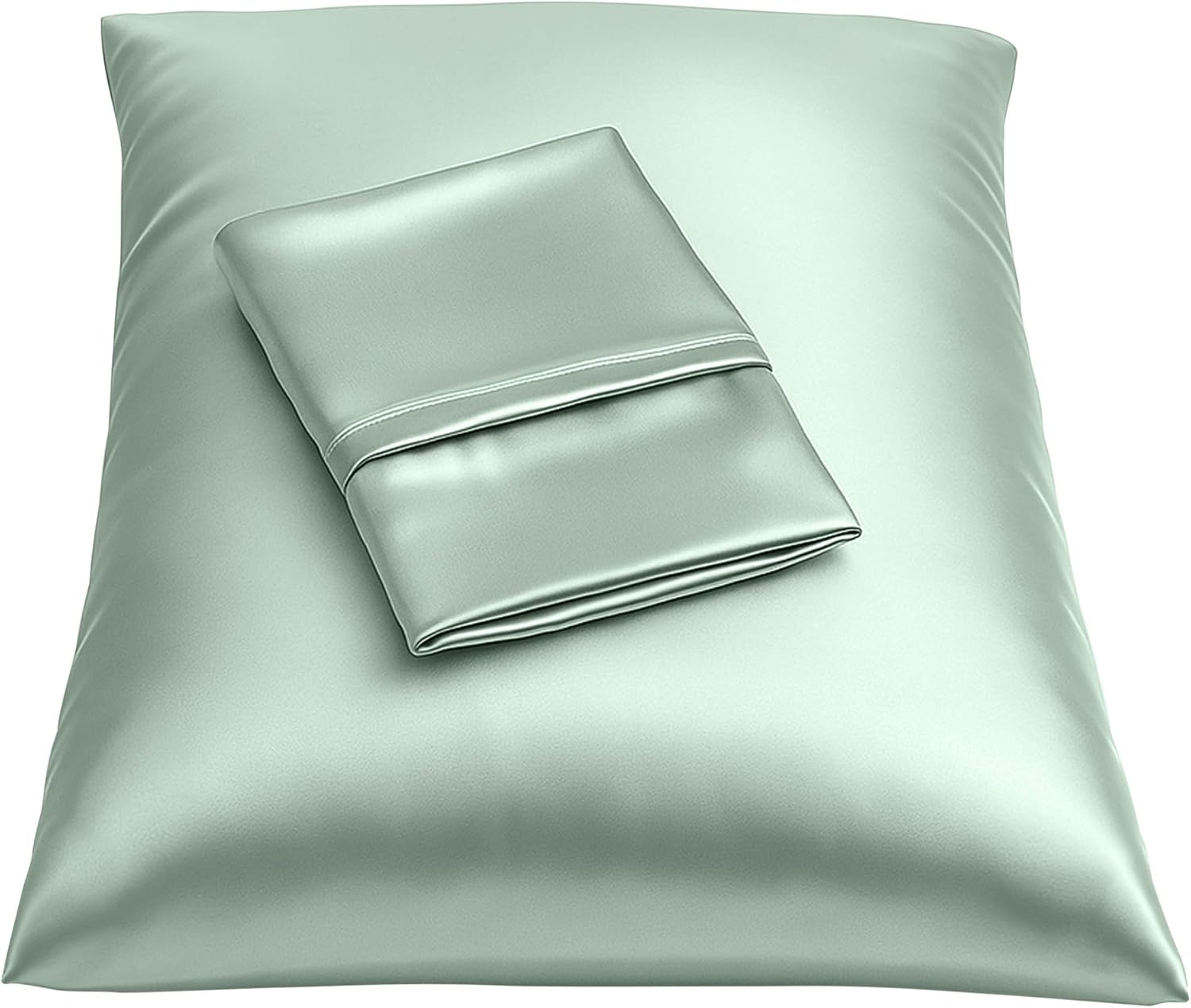 Blissford Satin Pillowcase with Zipper, for Hair and fabric comfort, Feels Soft and Cool Like a Silk Pillowcase, Satin Pillow Cases 2…