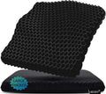 Helishy Gel Seat Cushion for Long Sitting Pressure Relief (Extra Large & Thick) - Non-Slip Gel Chair Cushion for Back, Sciatica, Tailbone - S…