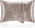 Bedelite Satin Pillowcase for Hair and Skin, Super Soft and Cooling Similar to Silk Pillow Cases 2 Pack with Envelope Closure, Gift for Wom…