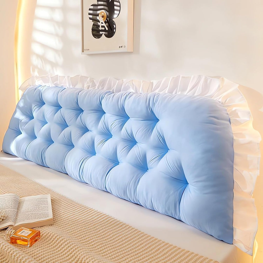 LQdpdd College Dorm Bed Bolster Pillow Long Reading Rectangular Headboard Pillow Backrest Support Cushion for Sitting in Bed Daybed Pillows…