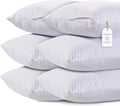 WhiteClassic White Classic Zippered Style Pillow Case Cover - Luxury Collection 200 Thread Count, Soft Quiet Zippered Pillow Protectors, St…