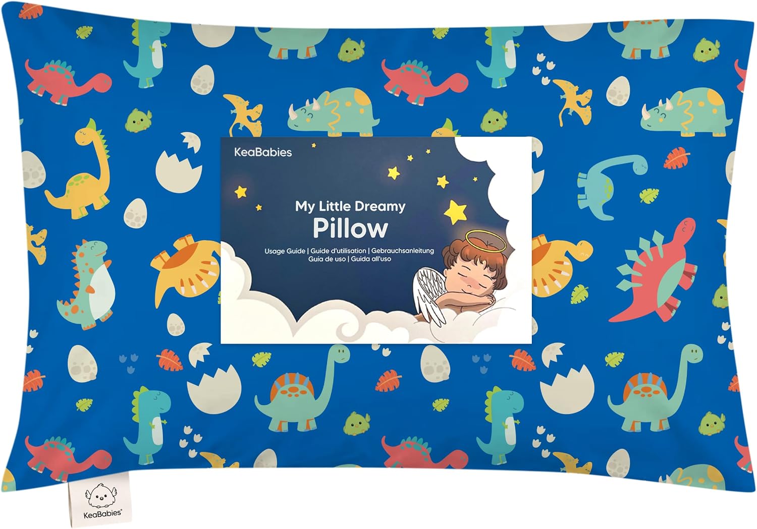 Toddler Pillow with Pillowcase - 13x18 My Little Dreamy Kids Travel Bed Pillows for Sleeping, Organic Cotton Small Pillowcase, Soft &…