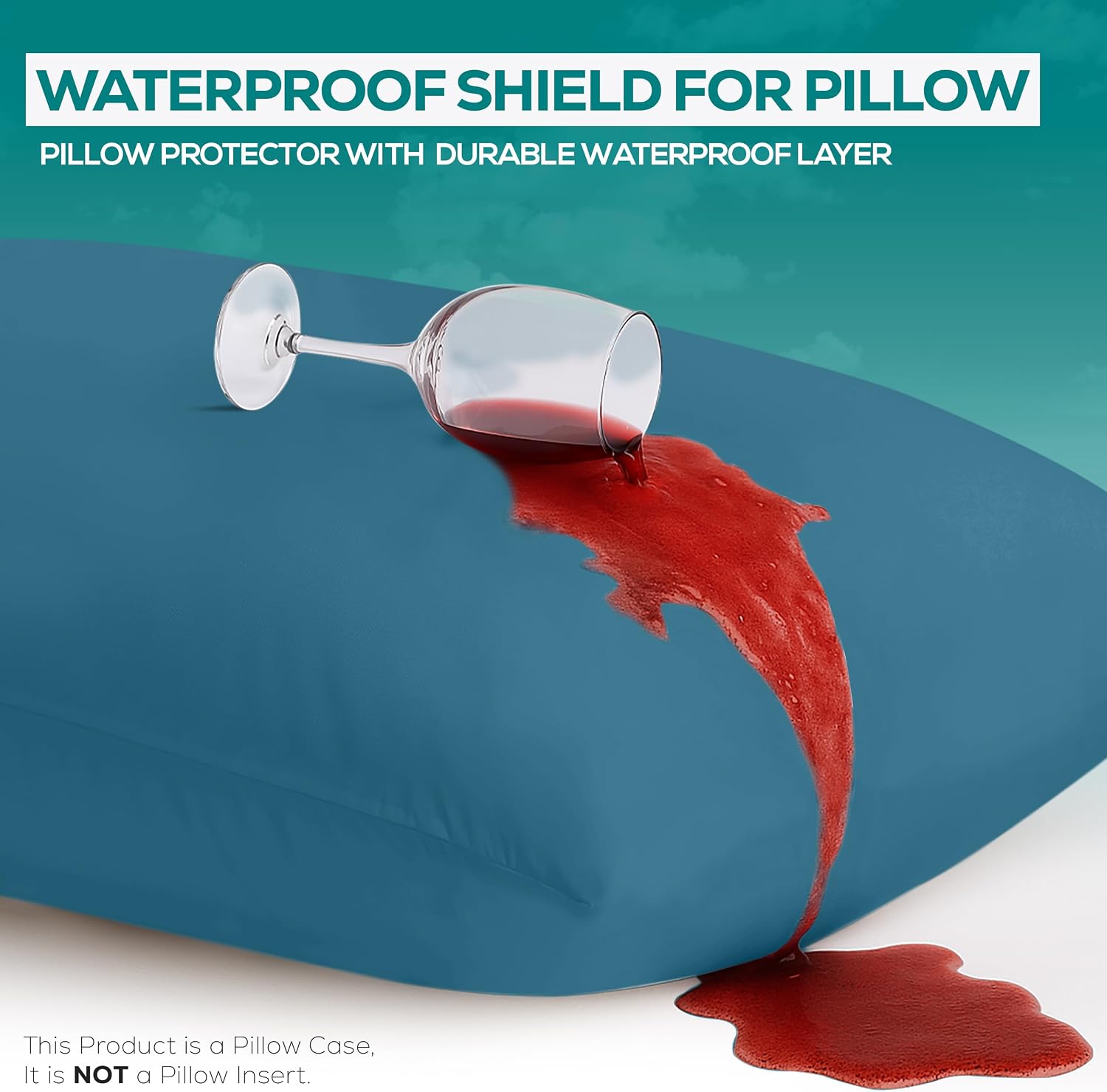 Utopiabedding Utopia Bedding 100% Waterproof Pillow Protectors with Zipper King Size (Set of 2), Bed Bug and Dust Mite Proof Zippered Pillo…