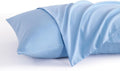 Ntbay King Pillow Cases Set of 2, 2 Pack Brushed Microfiber 20x36 Pillow Cases, Soft, Wrinkle, Fade, Stain Resistant Sky Blue Pillow Cases…