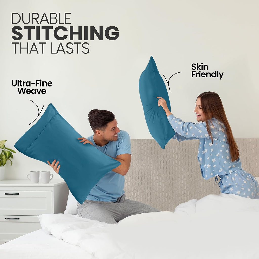 Utopiabedding Utopia Bedding Pillow Cases Standard Size 2-Pack – Soft Brushed Microfiber – Envelope Closure – Perfect for Hospitals, Hotels…