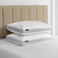 HotelGrand Hotel Grand Bed Pillows Queen Size Set of 2, 500 Thread Count Cotton Cover, Down Alternative Hotel Pillow for Side, Back, or Sto…