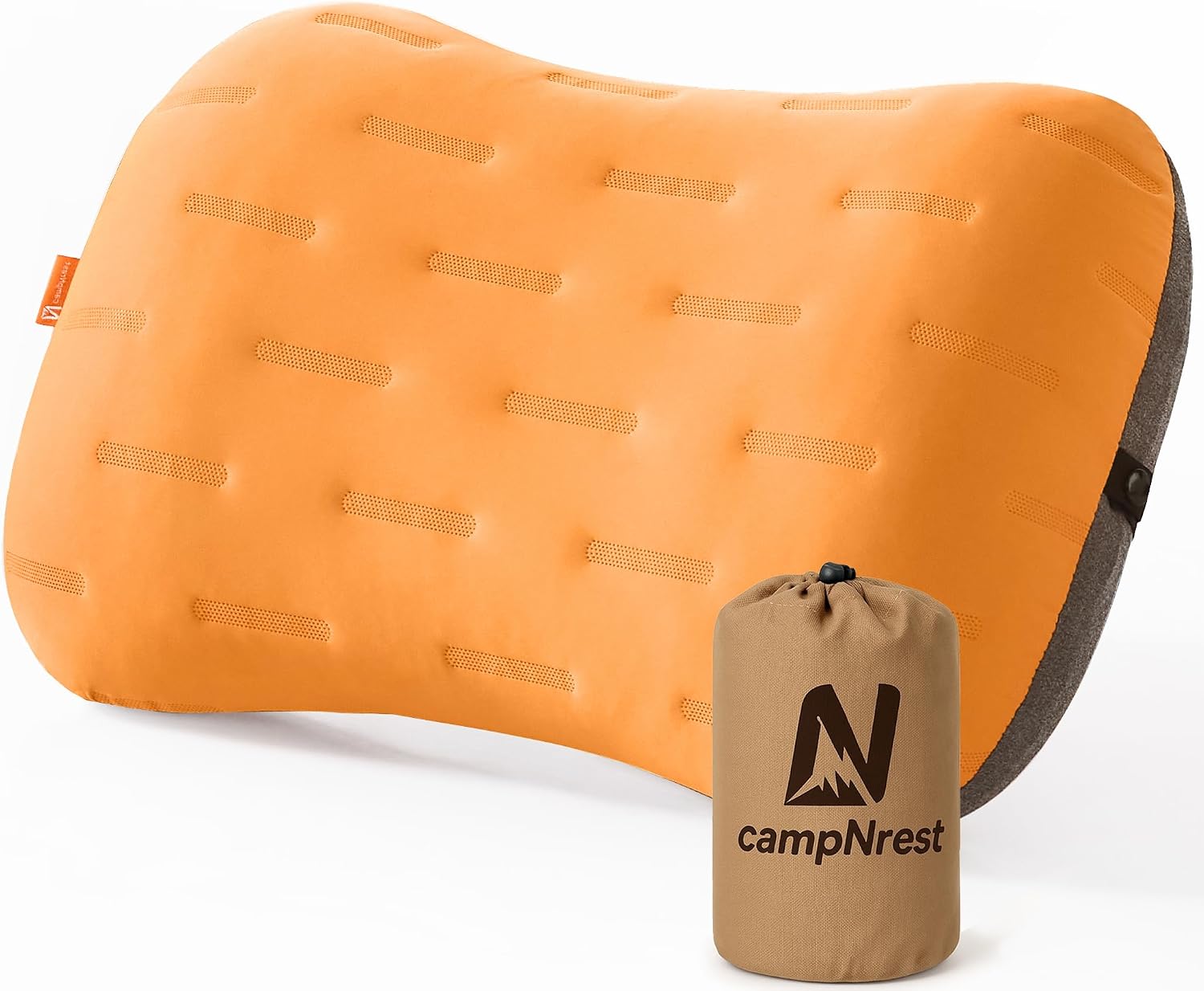 Inflatable Camping Pillow - Ultralight Compact Air Pillow for Travel, Backpacking & Hiking - Ergonomic Neck & Lumbar Support - Portable…