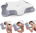 CHxxy Cervical Neck Pillow for Sleeping, Memory Foam Pillows, Ergonomic Side Sleeper Pillows, Cooling Orthopedic Neck Support Pillow for Ba…