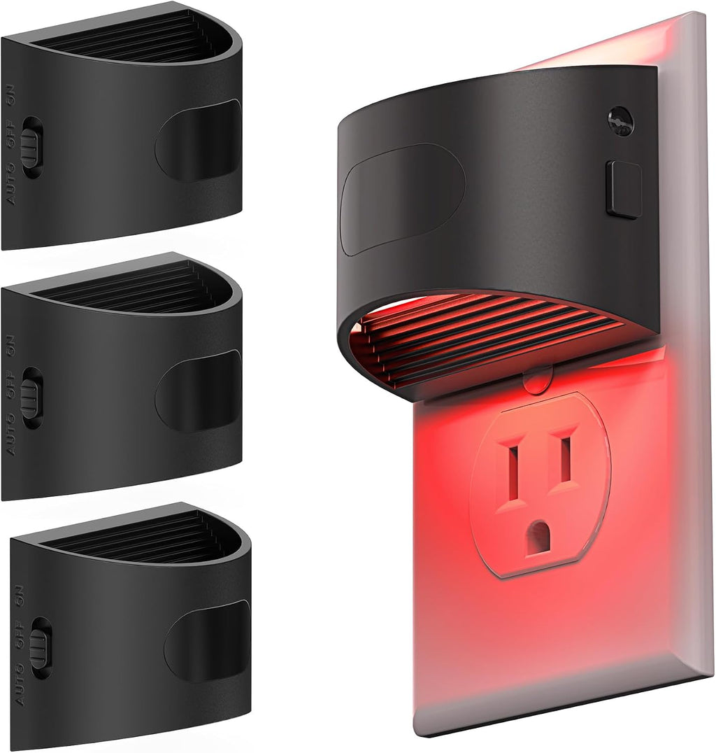 L LOHAS LED Night Light with Motion Sensor & Dusk to Dawn Sensor, Night Lights Plug into Wall with 30-100lm Adjustable Brightness…