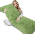 Zonli Fluffy Body Pillow, Full Body Pillows for Adults, Long Pillow for Sleeping with Removable Cover and Adjustable Filling for Side Sleep…