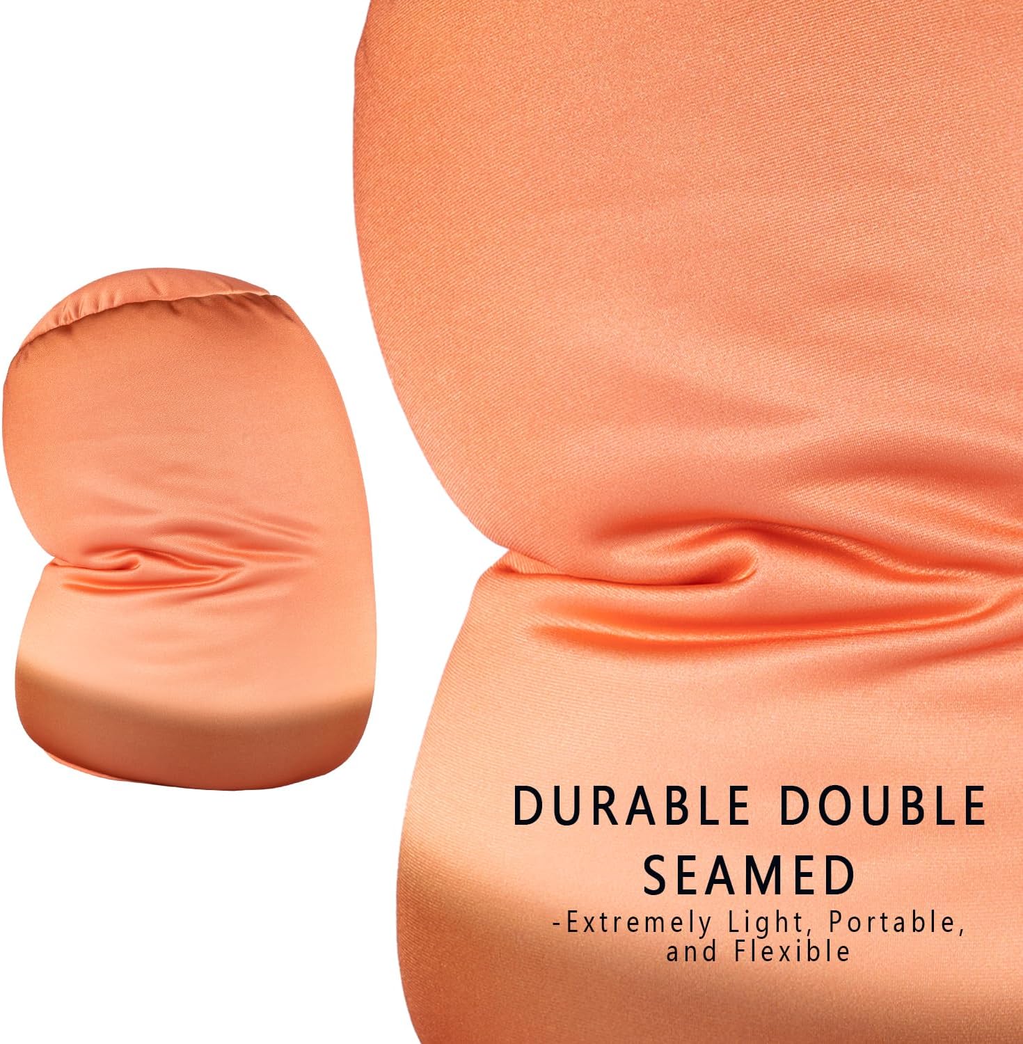 Squishy Microbead Neck Pillow, 7Inch x 12Inch Soft Travel Body Bed Pillow Bean Pillow for Kids Adult Chair Sleeping Car Seat, Fun…