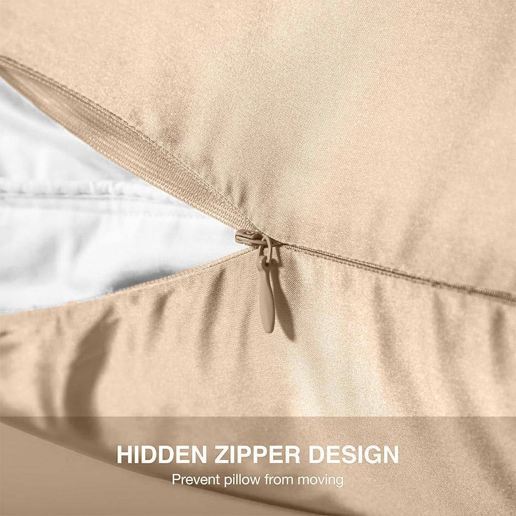 Mulberry Silk Pillowcase for Hair and Skin Queen Size 20"X 30" with Hidden Zipper, Softer Than Silk Pillow Cases Queen Smooth Cooling…