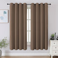 CUCRAF Khaki Blackout Curtains 54 inch Length 2 Panels Set, Room Darkening Drapes for Living Room Bedroom, Thermal Insulated Light…