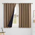 BGment Short Bedroom Blackout Curtains for Camper - Small Window Treatment Energy Saving Insulated Full Room Darkening Rod Pocket and…