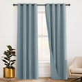 Rybhome RYB HOME Blackout Curtains with Felt Fabtic Liner for Sound Absorbing, 3 Layers Soundproof Thermal Insulated Energy Saving for Bedr…