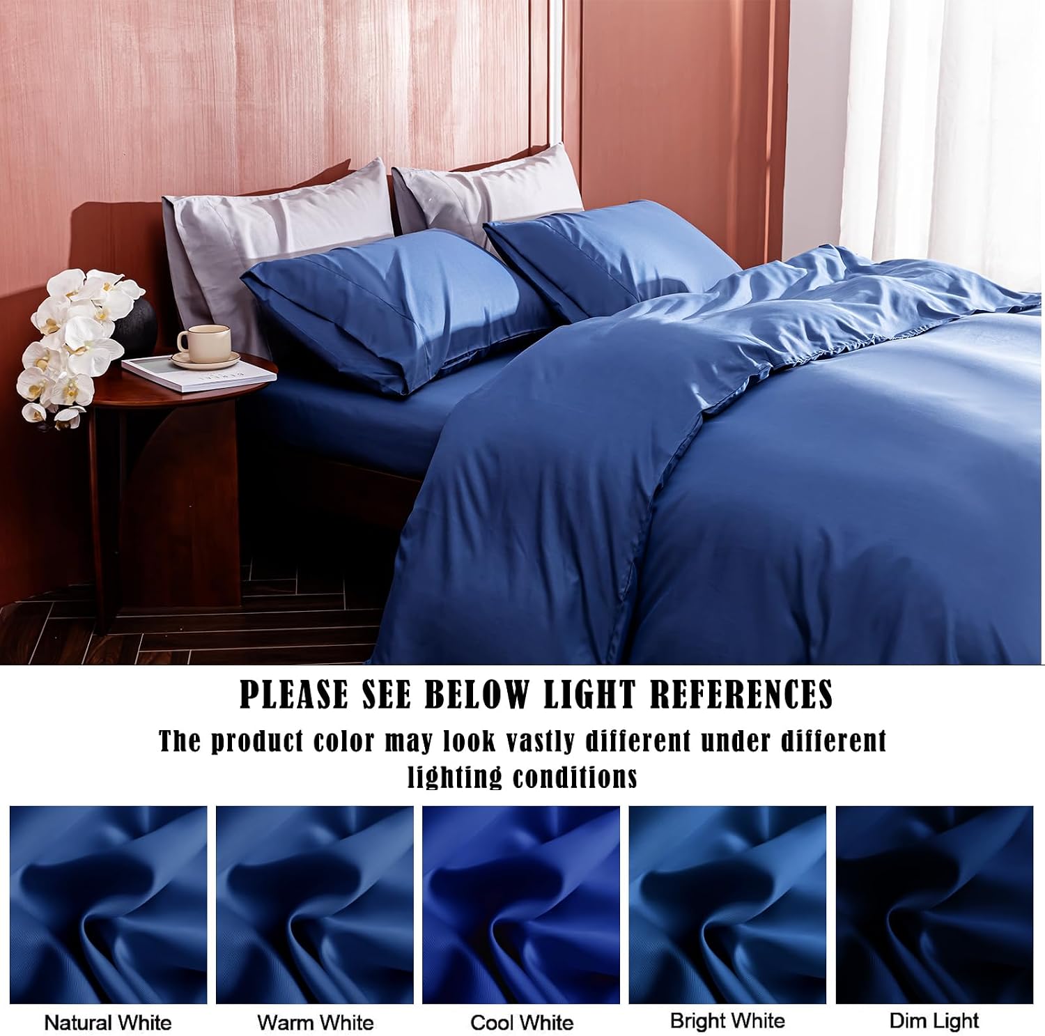 TELUS Pillow Cases King Size 2 Pack, Bamboo Rayon Cooling Pillowcases with Envelope Closure, Cool Breathable Pillow Case for Hot Sleepers…