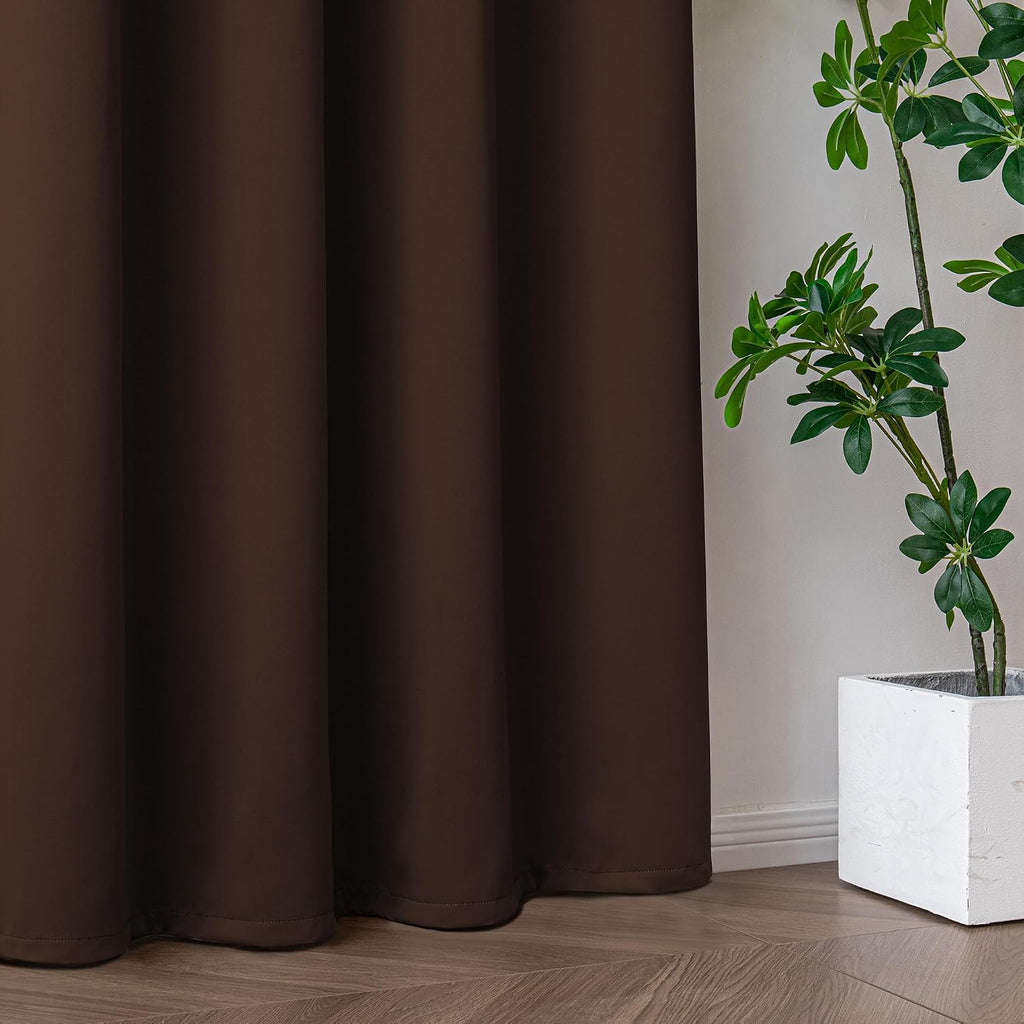 Igemaeve Custom Curtains for Living Room 1 Panel, Blackout Curtains Thermal Insulated, Grommet Light Blocking Drapes for Bedroom Windows Lu…