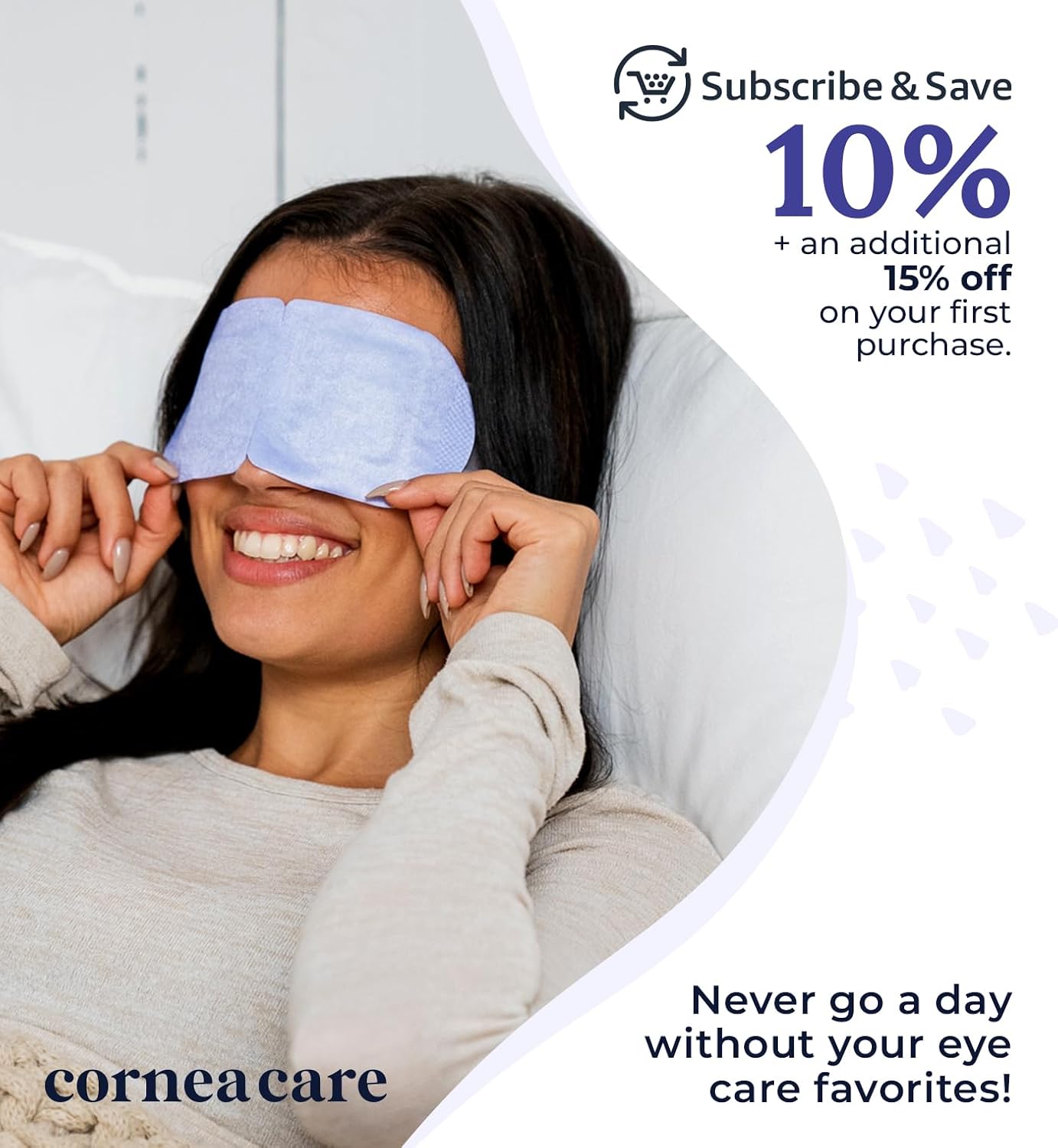 CorneaCare Rest: Self Heating Warm Compress for Dry Eyes | Heated Eye Mask for Fast Relief | Steam Mask for Stye ment | No Microwave o…