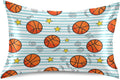 Basketball Stars Pillow Covers Silk Pillowcase for Hair and Skin Breathable Soft Satin Pillowcase Standard Size Pillow Case for Hot…