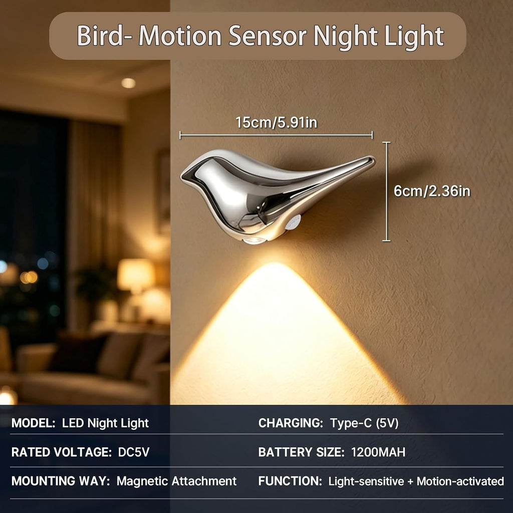 Motion Sensor Night Light: 1200mAh Rechargeable Night Light Set of 2 Magnetic Stair Lights Indoor Wireless Small Night Light for Kids…