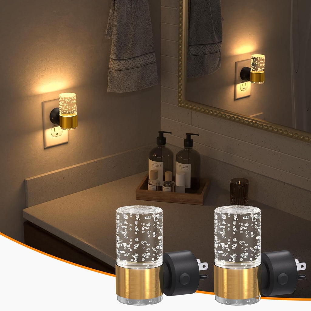 Niorsun Night Light Plug into Wall, Dimmable Nights Lights with 3 CCT & 5 Brightness Levels, Acrylic Plug in Night Light, Auto Dusk to…
