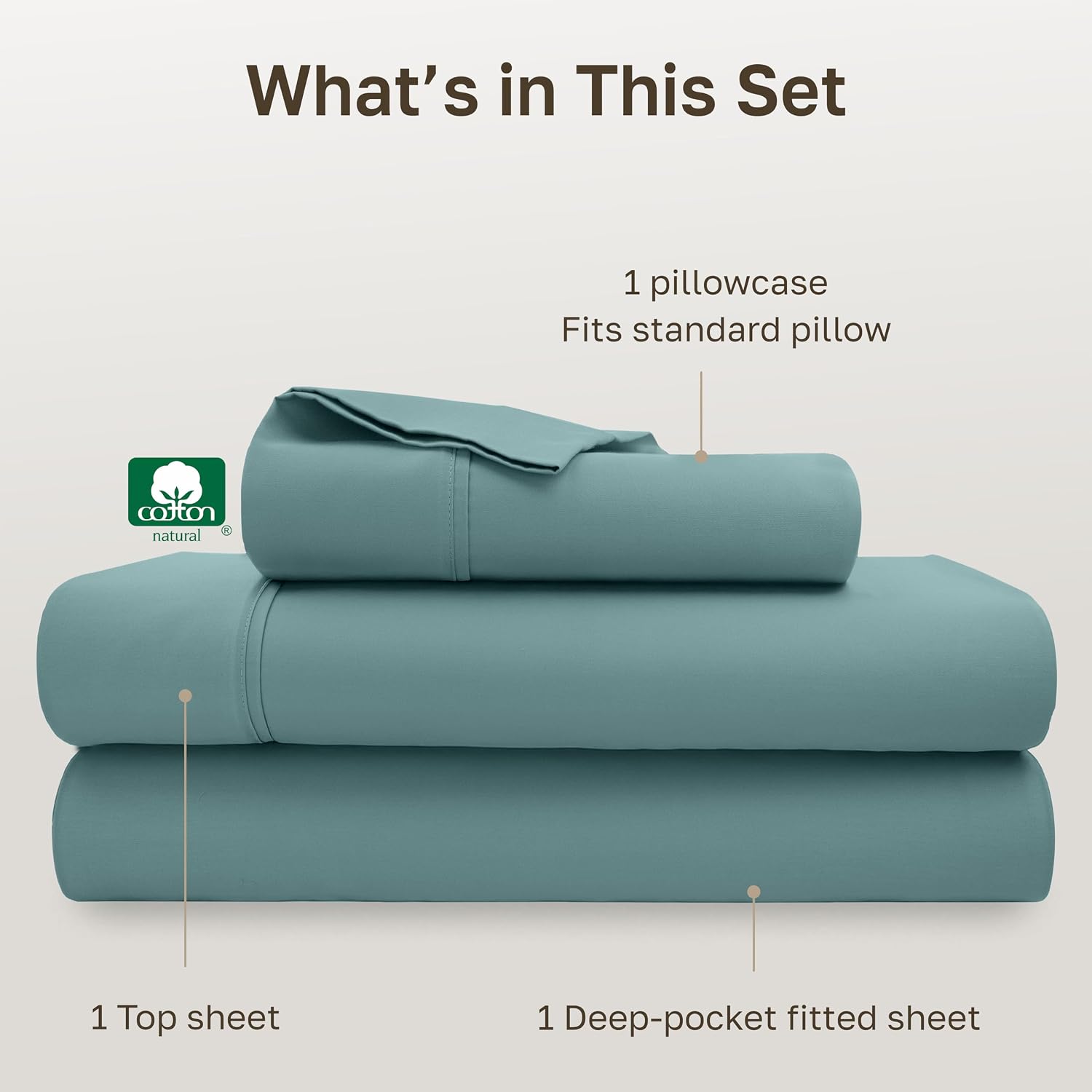 CaliforniaDesignDen California Design Den Soft 100% Cotton Sheets Twin XL Size Set, 400 Thread Count Good Housekeeping Award Winner, Silky…