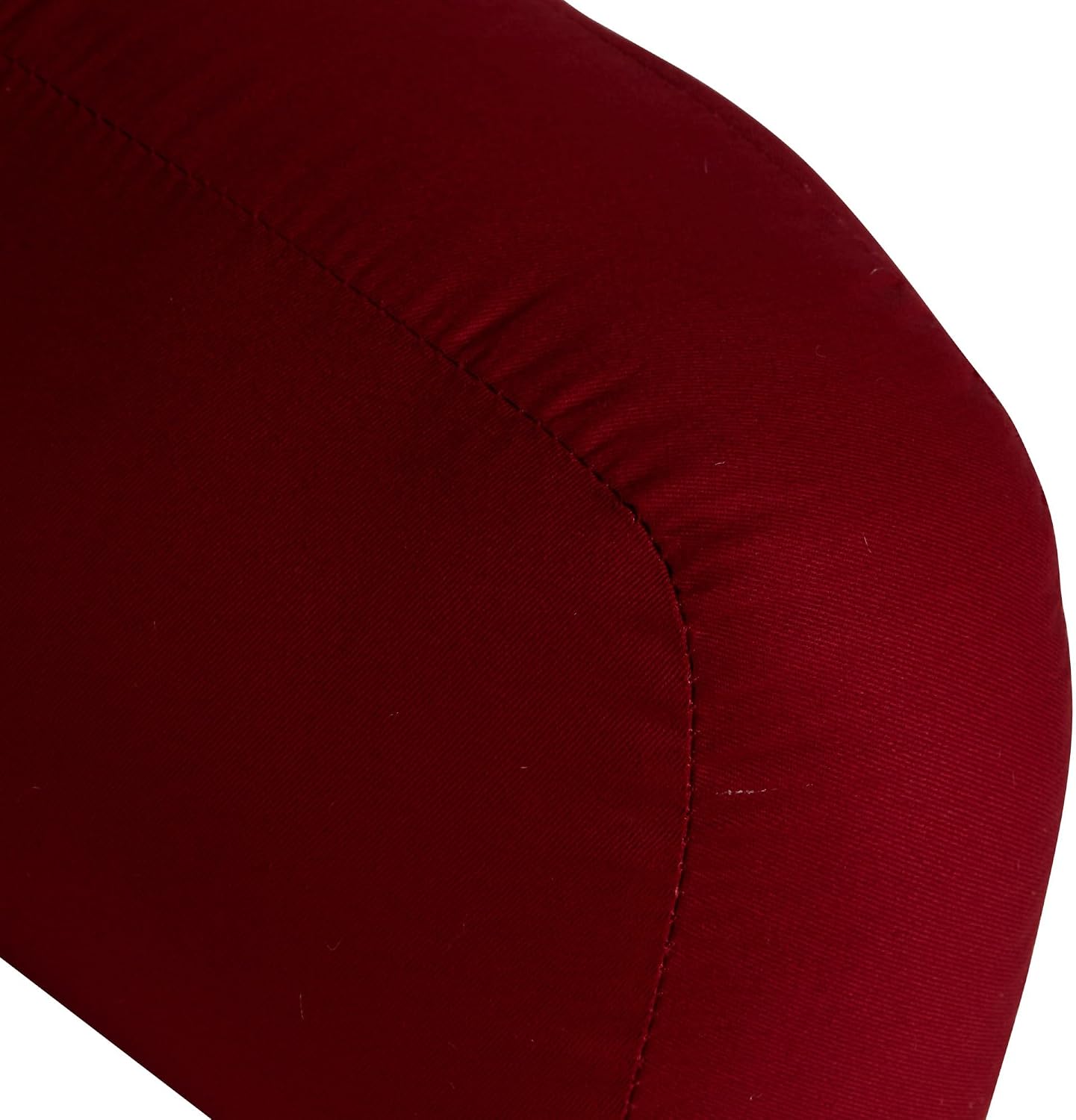 Greendale Home Fashions Cotton Duck Bed Rest Reading Pillow with Arms, Crimson