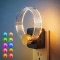 JandCase Night Light, Color Changing Night Lights Plug into Wall, RGB Nightlight with Light Sensor, 180° Rotatable Plug in Nightlights…
