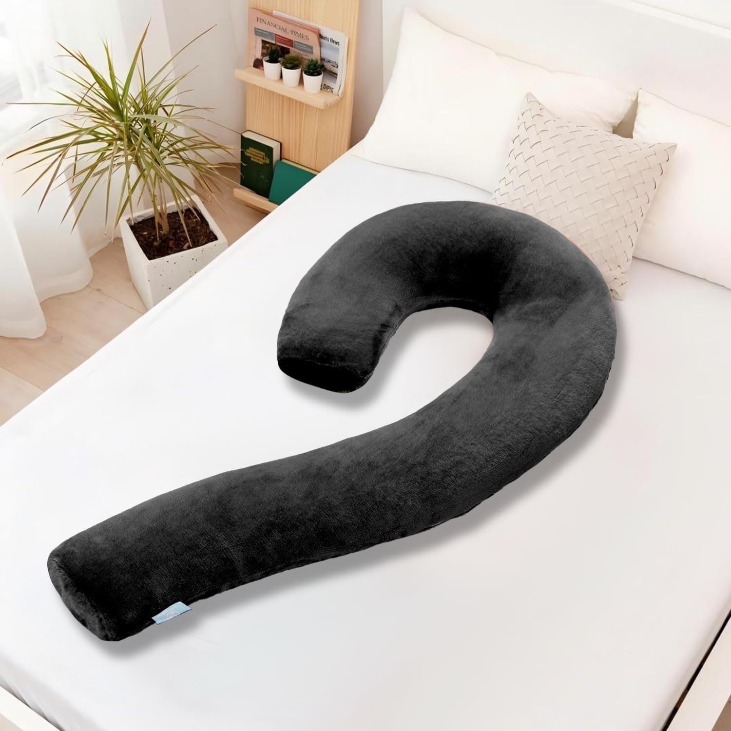SchnauzerHome SCHNAUZER HOME Body Pillow for Adults - Soft Long Bed Pillows Insert for Sleeping - Shredded Memory Foam and Removable Washab…