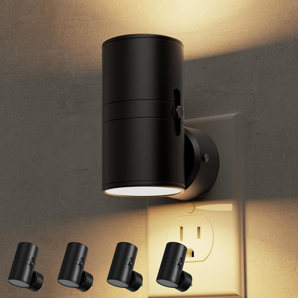 L LOHAS LED Night Light, Dimmable Plug in Night Light with 5 Color Temperatures, 330° Rotating, Dusk to Dawn Sensor, LED Nightlight for…